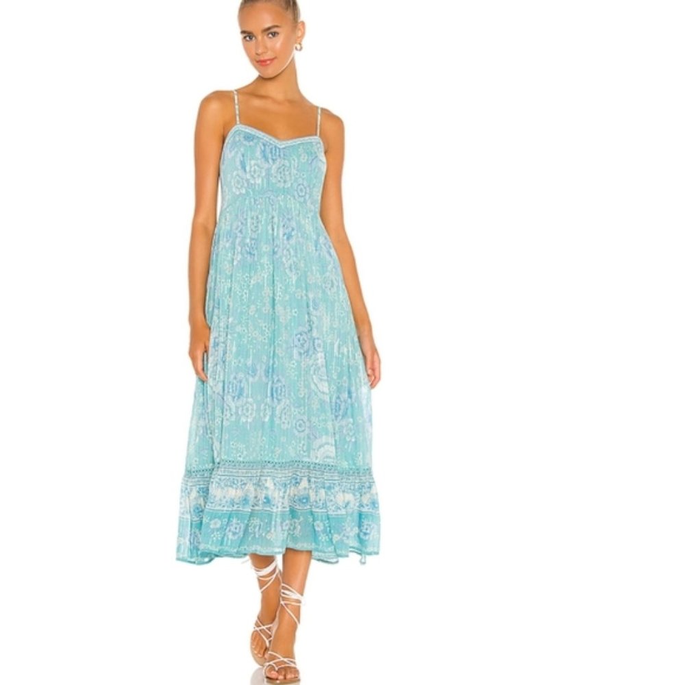 Sale🎉HTF BLUE SPELL MYSTIC MAXI SUNDRESS S